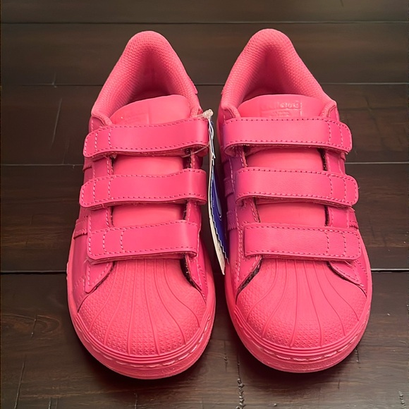 Adidas Superstar Supercolor X Pharrell Williams shoes Equality Youth Girls Sz 2 - Picture 6 of 13